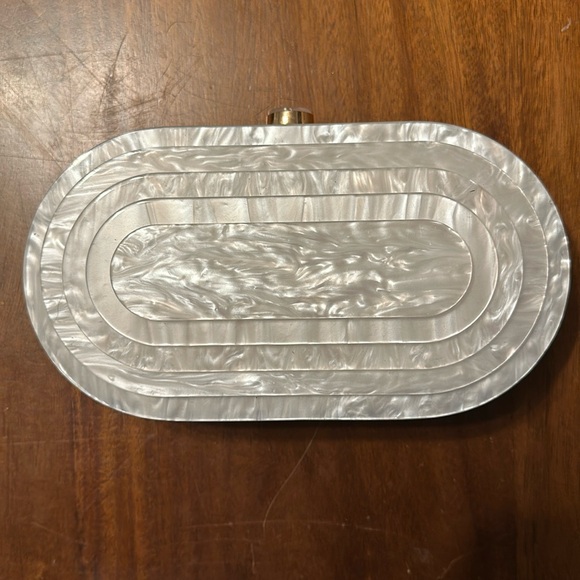 Handbags - Acrylic evening clutch bag